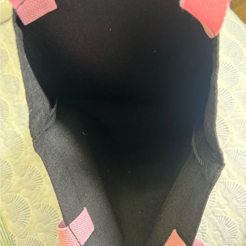 Last Night We Let the Liquor Talk Tote Bag Black Pink Western Cowgirl - Picture 5 of 5